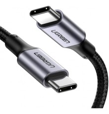Дата кабель USB-C to USB-C 2.0m US316 100W 5A Alum. (Black) Ugreen (70429)