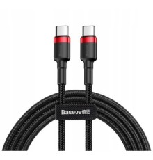 Дата кабель USB-C to USB-C 1.0m USB 3.1 3A red Baseus (CATKLF-G91)