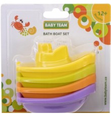 Іграшка для ванної Baby Team Човники 4 шт (8854)