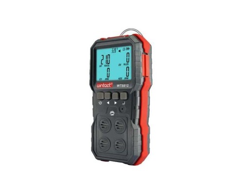 Газоаналізатор Wintact 4-в-1 O2, CO, H2S, горючий газ (WT8812)
