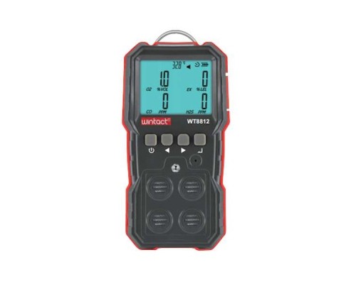 Газоаналізатор Wintact 4-в-1 O2, CO, H2S, горючий газ (WT8812)