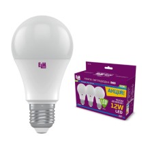 Лампочка ELM B60 12W PA10 E27 4000K 3шт. (18-0152)