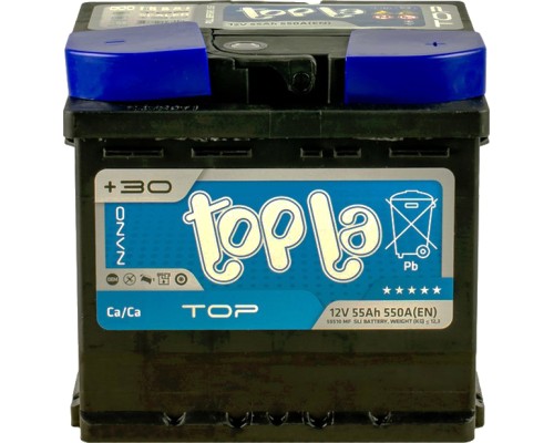 Акумулятор автомобільний Topla 55 Ah/12V TOP Euro (118 655)