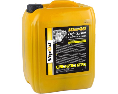Моторна олива VIPOIL VipOil Professional 10W-40 SL/CF, 10л (0162829)