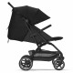 Коляска Cybex Eezy S+2 Moon Black (з бампером) (522001171)