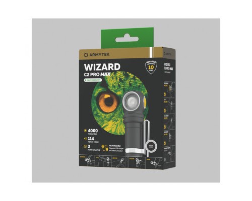 Ліхтар Armytek Wizard C2 Pro Max Magnet USB Warm (F06701W)