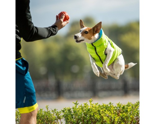 Курточка для тварин Airy Vest двостороння S 40 салатово-блакитна (1616)
