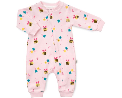 Чоловічок дитячий Tongs трикотажний на блискавці (3635-56G-pink)