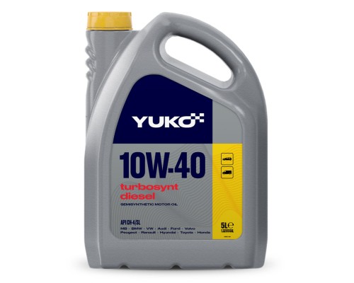 Моторна олива Yuko TURBOSYNT DIESEL 10W-40 5л (4820070242058)