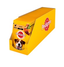 Вологий корм для собак Pedigree Курка та овочі в соусі 100 г (5900951017322)