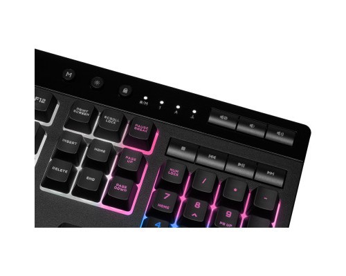 Клавіатура Corsair K55 RGB Pro XT USB UA Black (CH-9226715-RU)