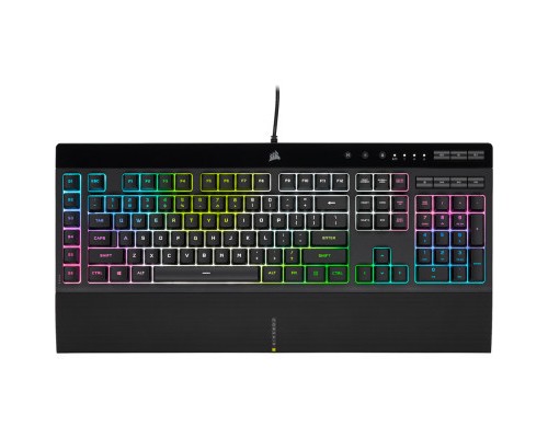 Клавіатура Corsair K55 RGB Pro XT USB UA Black (CH-9226715-RU)
