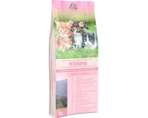 Сухий корм для кішок Carpathian Pet Food Kittens 12 кг (4820111140763) Сухий корм для кішок Carpathian Pet Food Kittens 12 кг (4820111140763)