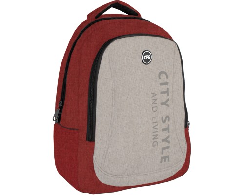 Рюкзак шкільний Cool For School 44x32x20 см 28 л унісекс Червоно-сірий (CF86588-06) Рюкзак шкільний Cool For School 44x32x20 см 28 л унісекс Червоно-сірий (CF86588-06)