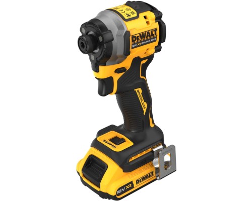 Шуруповерт DeWALT ударний 18 В XR Li-Ion, 2x2Ah, 206 Нм, 2 Аг, 3250 об/хв, TSTAK (DCF850D2T)