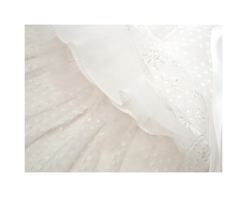 Плаття дитяче Tivido святкове з прикрасою (1865-98G-cream)