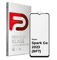 Скло захисне Armorstandart Full Glue TECNO Spark Go 2023 (BF7) Black (ARM67167)