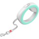 Повідок для собак WAUDOG R-leash світловідбиваюча стрічка XS-M до 40 кг 2.9 м салатовий (81275)
