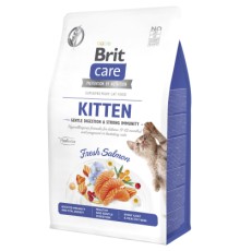 Сухий корм для кішок Brit Care Cat GF Kitten Gentle Digestion Strong Immunity з лососем 400 г (8595602565030)