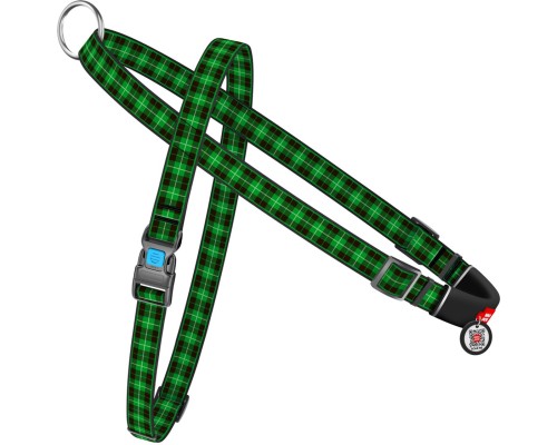 Шлея для собак WAUDOG Nylon з QR паспортом швидкознімна 