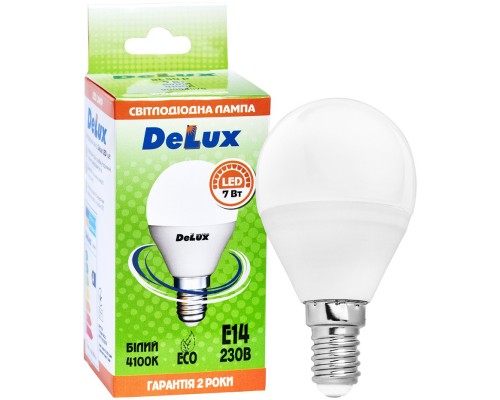 Лампочка Delux BL50P 7Вт 4100K 220В E14 (90011758)