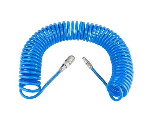 Пневматичний шланг Sigma спіральний поліуретановий (PU) 10м 5.5x8мм (7012021)