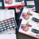Акварельні фарби Rosa Gallery Bontanical, 35 кольорів 2,5мл, кювета, Індіго (4823098540724)