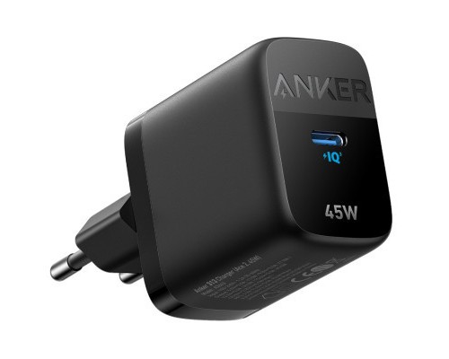 Зарядний пристрій Anker PowerPort 313 - 45W PD + PPS USB-C Black (A2643G11)