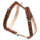 Шлея для собак Collar подвійна для середніх порід Ш 25 мм А:49-68 см В:68-80 см коричнева (06426)