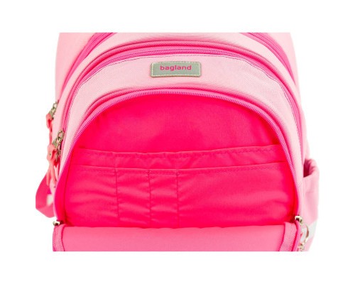Рюкзак шкільний Bagland Butterfly 21 л. рожевий 1140 (0056566) (953917118)