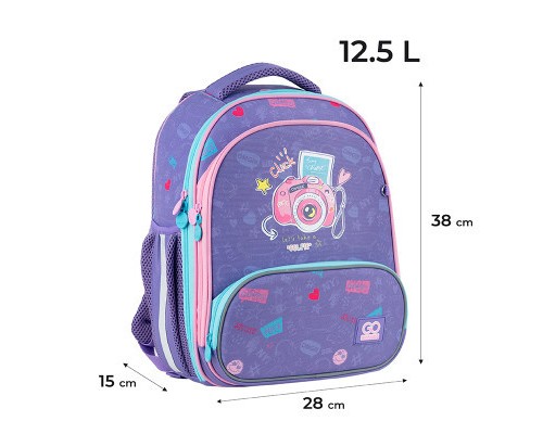Рюкзак шкільний GoPack Education 597M-4 Say Cheese (GO24-597M-4)