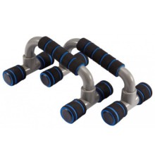 Упори для віджимань LiveUp Plastic Push Up Bar LS3164E чорний 14.5х23.2х12-10см (6951376107296)