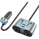 Зарядний пристрій HOCO Z51 Establisher 2xUSB, USB Type-C Metal Gray (6942007600439)