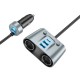 Зарядний пристрій HOCO Z51 Establisher 2xUSB, USB Type-C Metal Gray (6942007600439)