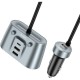 Зарядний пристрій HOCO Z51 Establisher 2xUSB, USB Type-C Metal Gray (6942007600439)