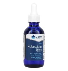 Мінерали Trace Minerals Калій іонний у краплях, 99 мг, Ionic Potassium, 59 мл (TMR-00276)