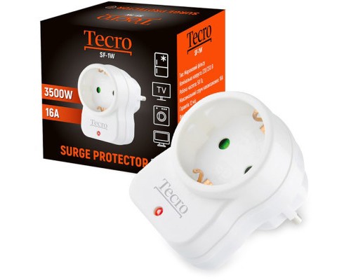 Мережевий фільтр живлення Tecro SF-1W