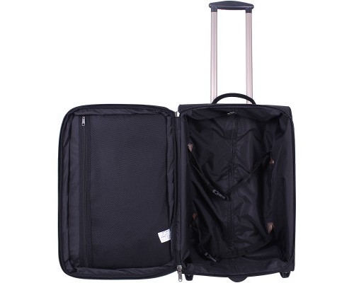 Валіза Bagland Леон середня 51 л. чорний (003766624) (6756111)