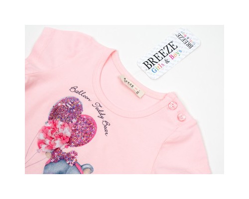 Набір дитячого одягу Breeze з ведмедиком (13374-92G-pink)