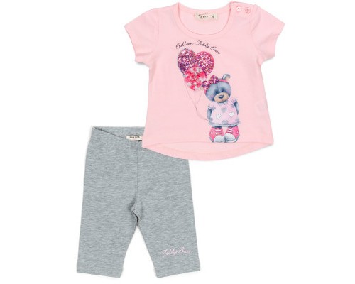 Набір дитячого одягу Breeze з ведмедиком (13374-92G-pink)