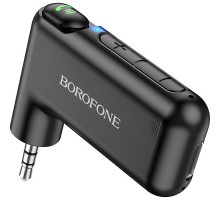 FM модулятор BOROFONE BC35 Wideway car AUX BT receiver Black (BC35B)