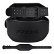 Атлетичний пояс RDX 6 шкіряний Full Black L (WBS-6FB-L)