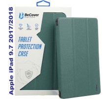 Чохол до планшета BeCover Tri Fold Soft TPU Silicone Apple iPad 9.7 2017/2018 A1822/A1823/A1893/A1954 Dark Green (711129)