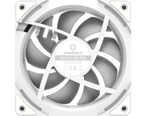 Кулер до корпусу Gamemax FN12A-C8I-RW