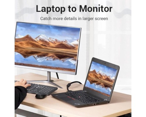 Кабель мультимедійний DVI to DVI 24+1pin 5.0m 2K 60Hz ferrite Vention (EAEBJ)