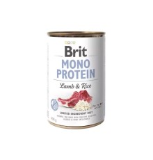 Вологий корм для собак Brit Care Mono Protein Lamb and Rice з ягнятиною та рисом (8595602555352)