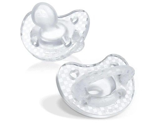 Пустушка Chicco Physioforma Crystal силіконова від 6 до 16 місяців 2 шт (73087.31)