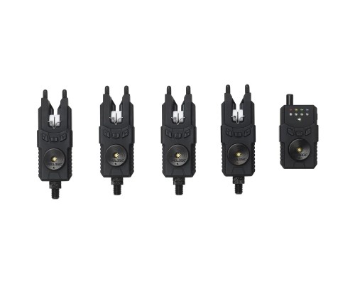 Індикатор клювання Prologic Custom SMX MKII Bite Alarm Set 4+1 red/green/yellow (1846.15.91)