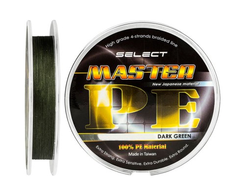 Шнур Select Master PE 150m 0.08мм 11кг (1870.01.71)