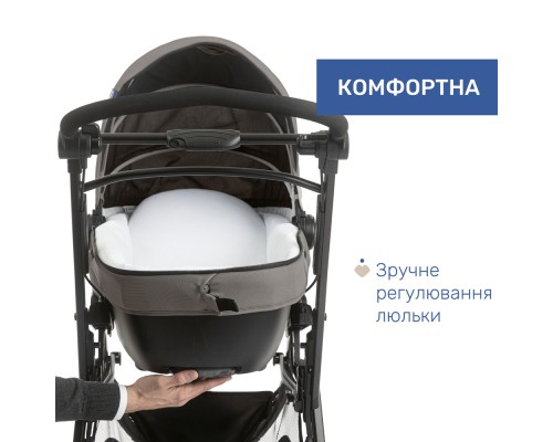 Коляска Chicco 2 в 1 Activ3Темно-бежева (2900990870813) (87087.34.01)